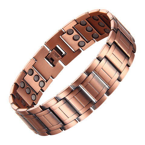 Triple Row - Men’s Copper Magnet Bracelet